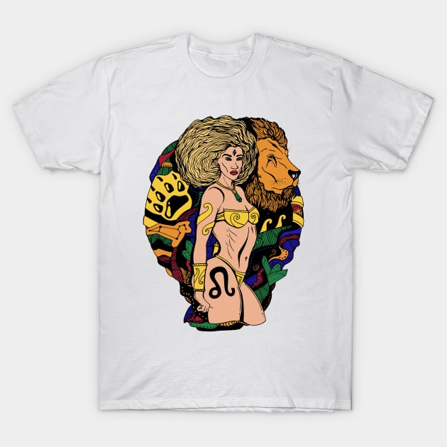 Leo Beauty - Mulatto Edition T-Shirt by kenallouis